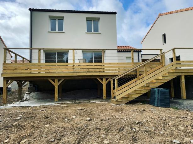 Escalier de jardin Rouans