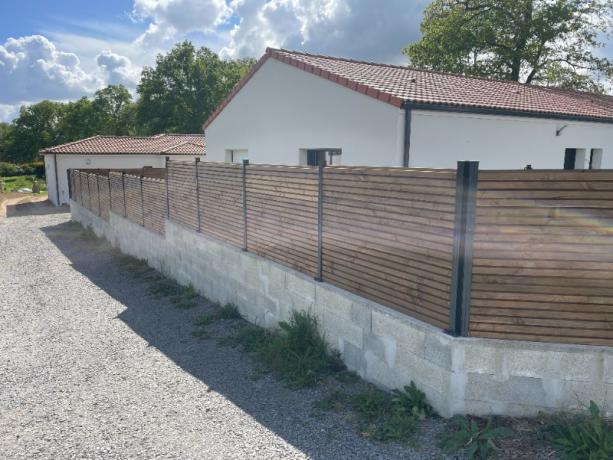 Clôture jardin Rouans