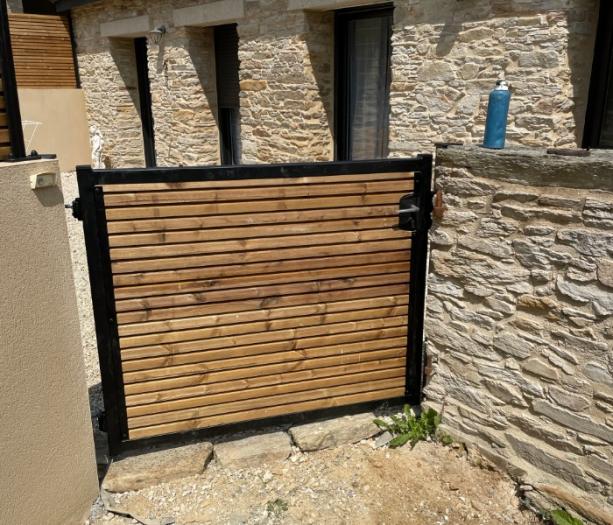 pose clôture paysagiste