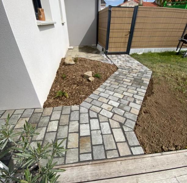 aménagement terrasse extérieure Rouans